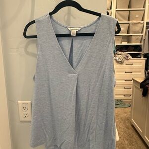 Tommy Bahama Sky Blue V-Neck Tank Top